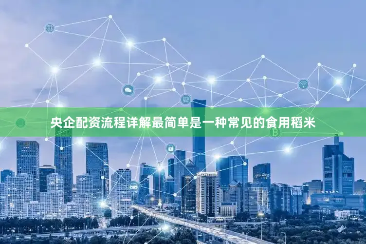 央企配资流程详解最简单是一种常见的食用稻米